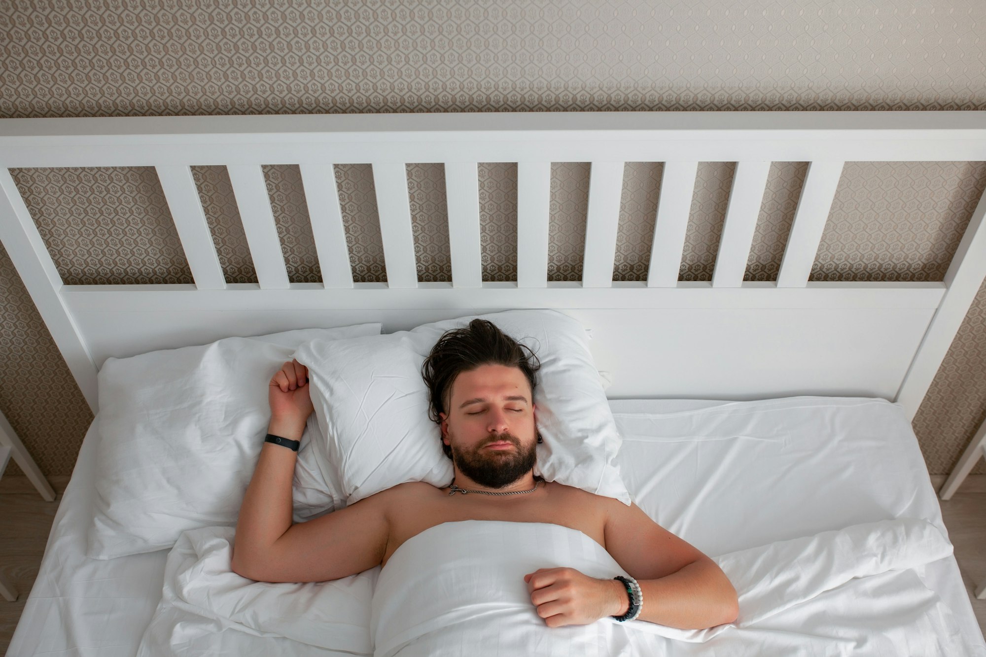 man sleeping